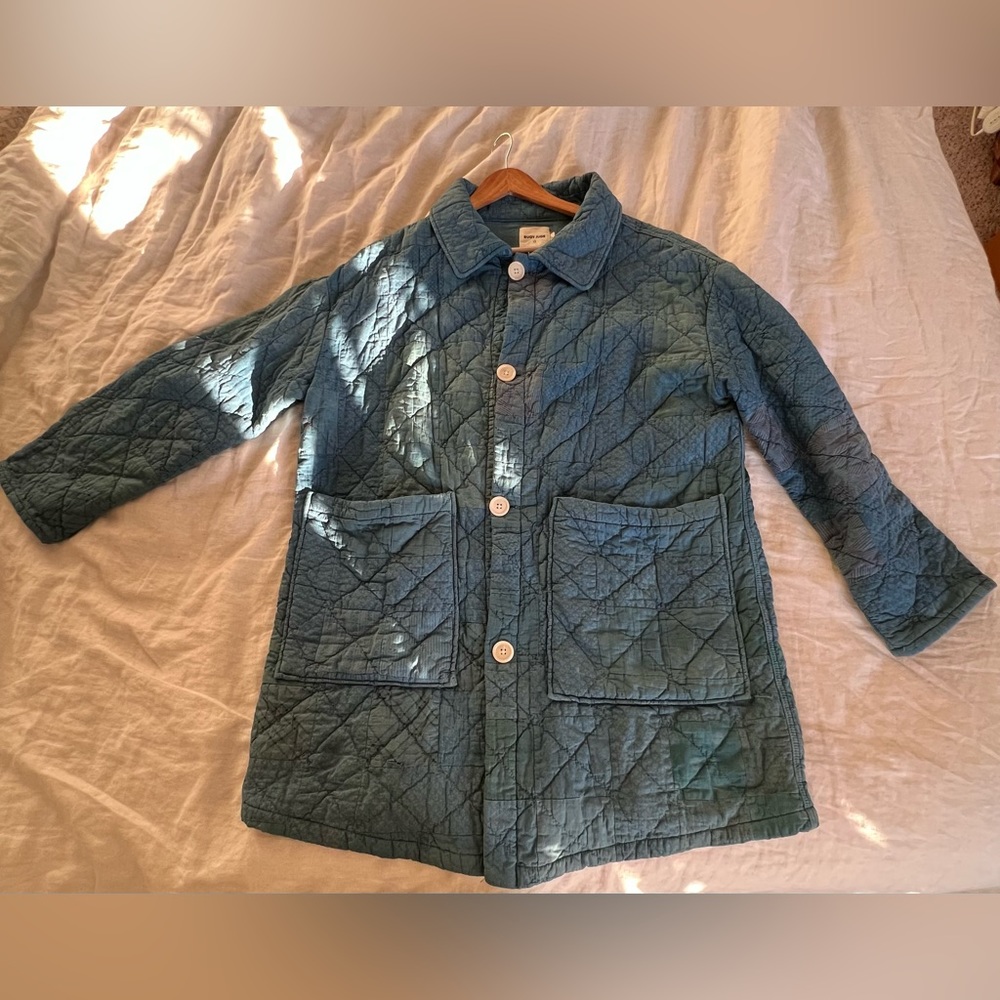 SOLD!! Rudy Jude Quilted Indigo Coat - Small
